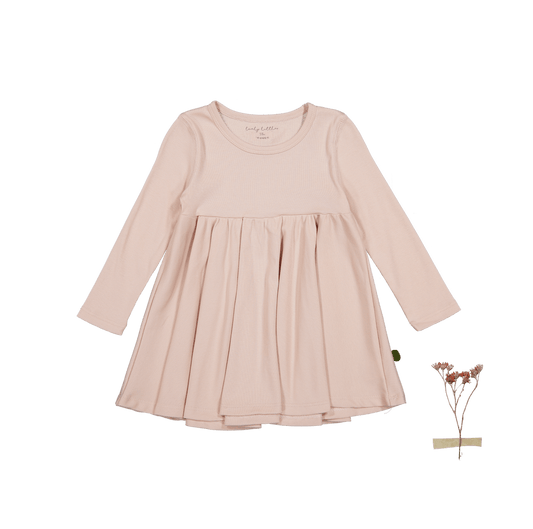 The Long Sleeve Dress - Blush