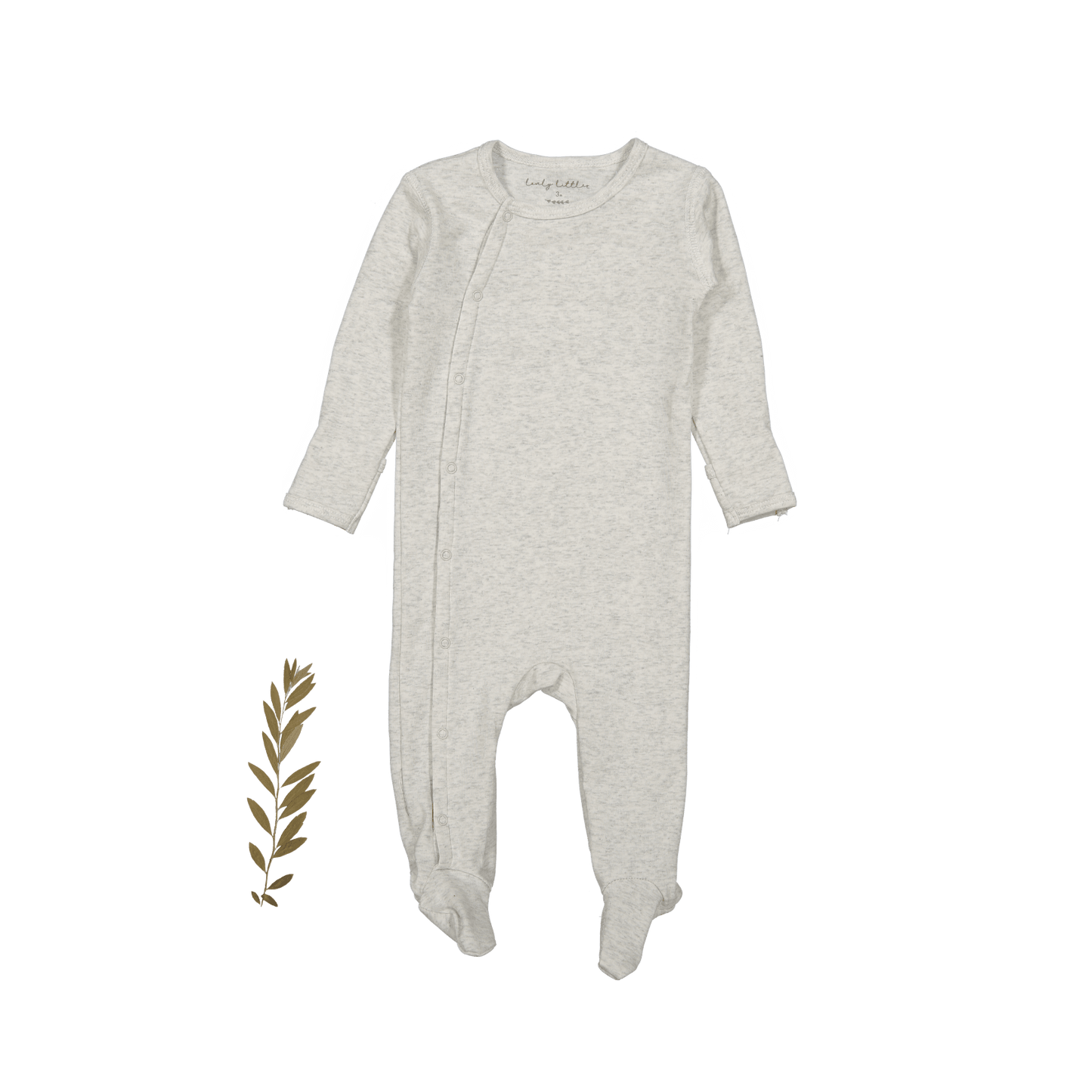 The Snap Romper - Oatmeal