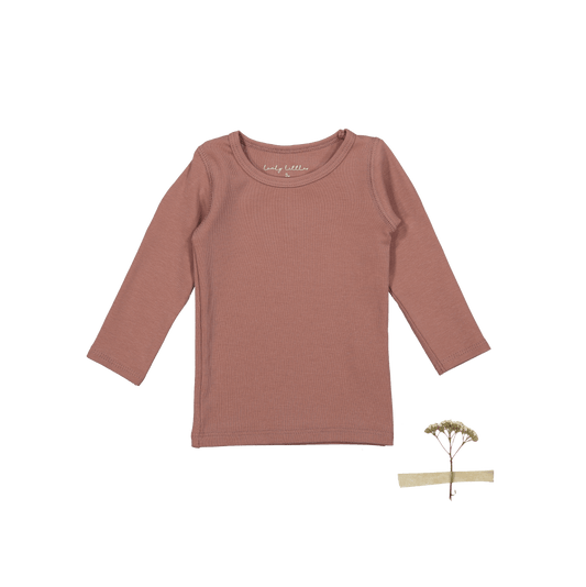 The Long Sleeve Tee - Rosewood