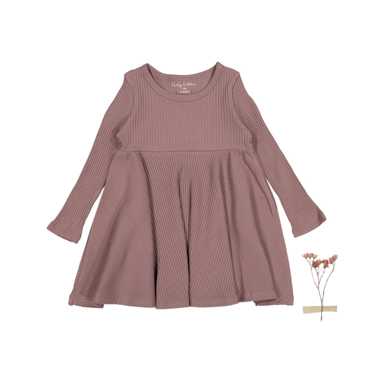 The Long Sleeve Dress - Mink