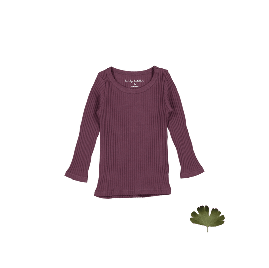 The Long Sleeve Tee - Mulberry