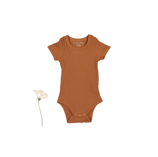The Short Sleeve Onesie - Caramel