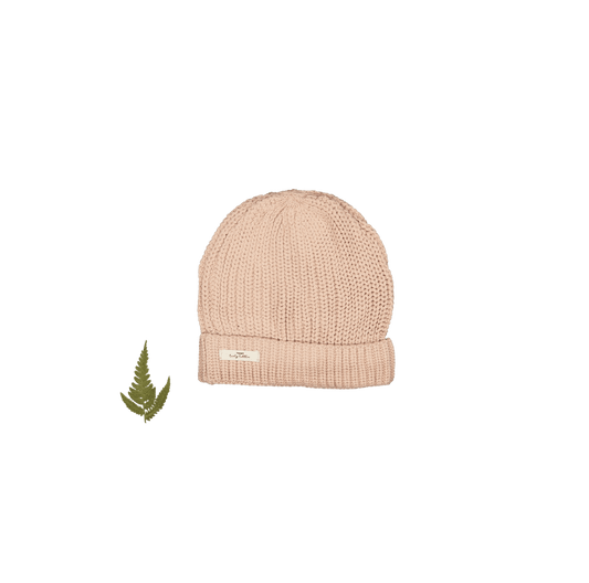 The Chunky Knit Hat - Blush