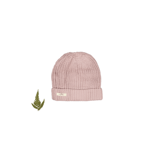 The Chunky Knit Hat - Mauve