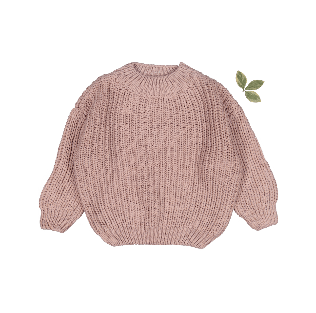 The Chunky Knit Sweater - Mauve