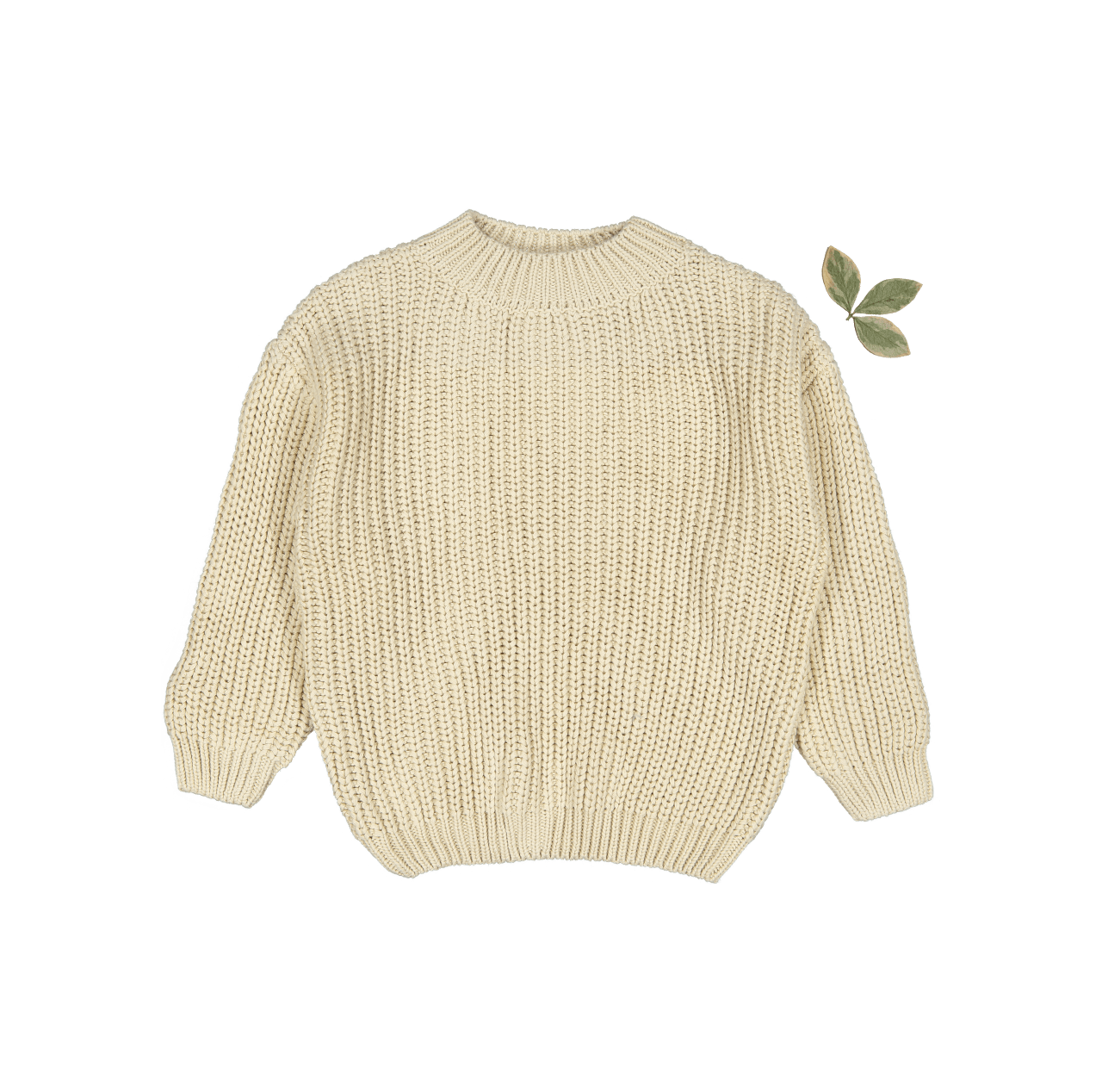 The Chunky Knit Sweater - Bone
