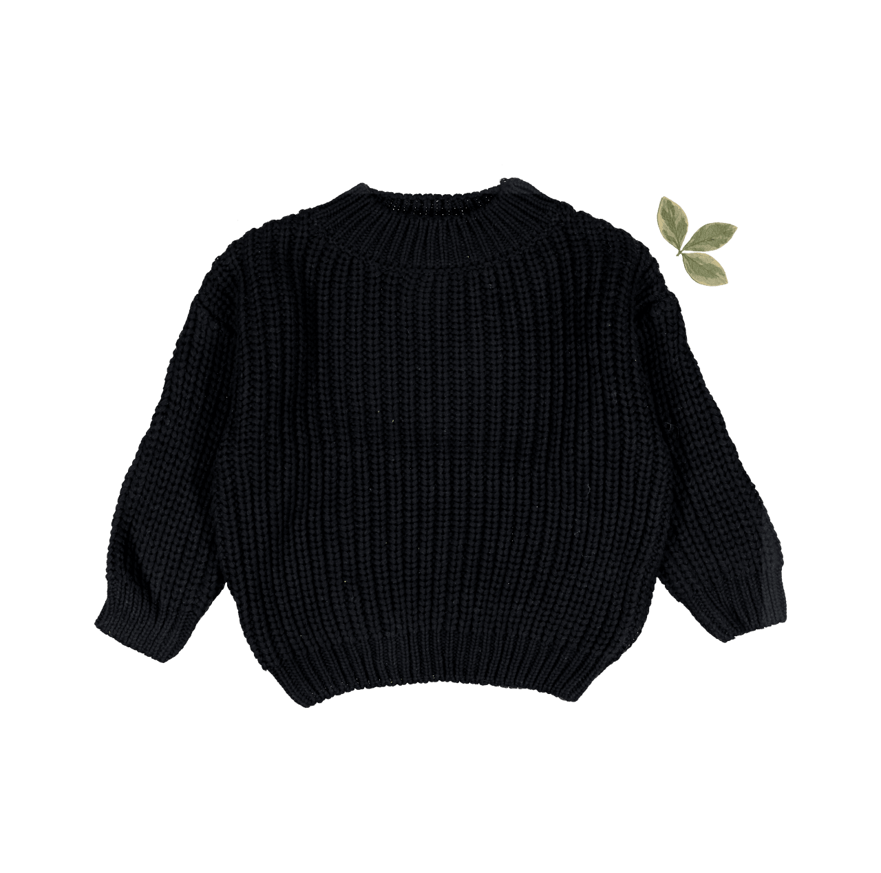 The Chunky Knit Sweater - Black