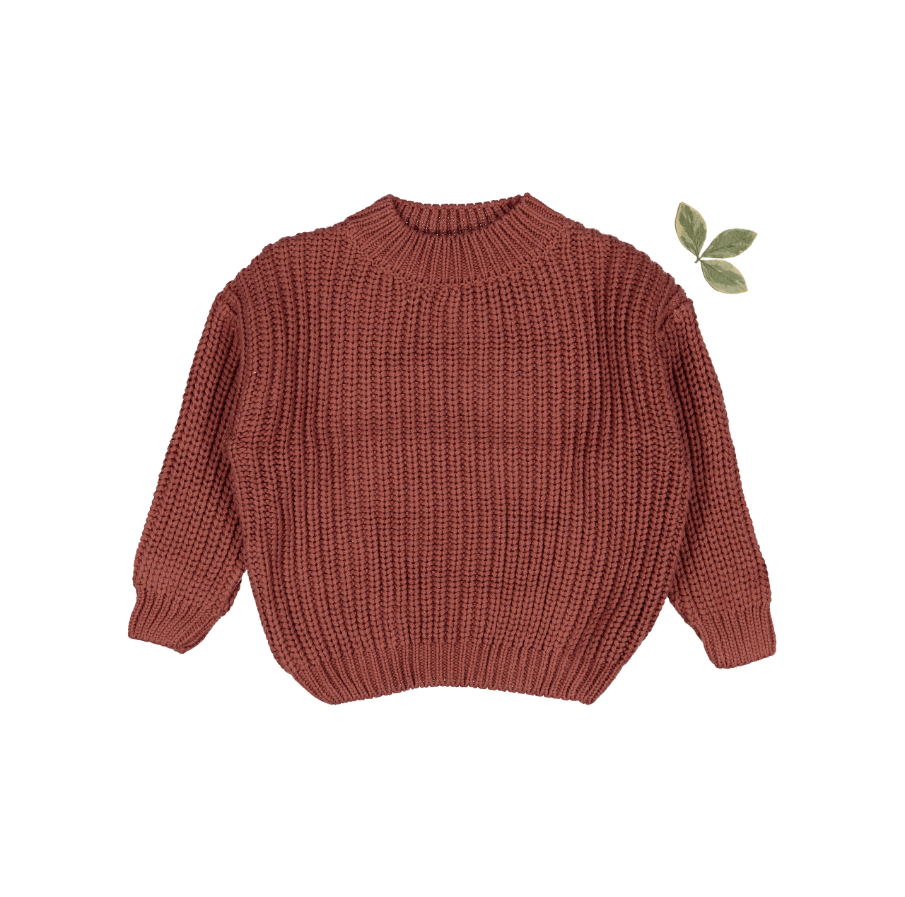The Chunky Knit Sweater - Rosewood