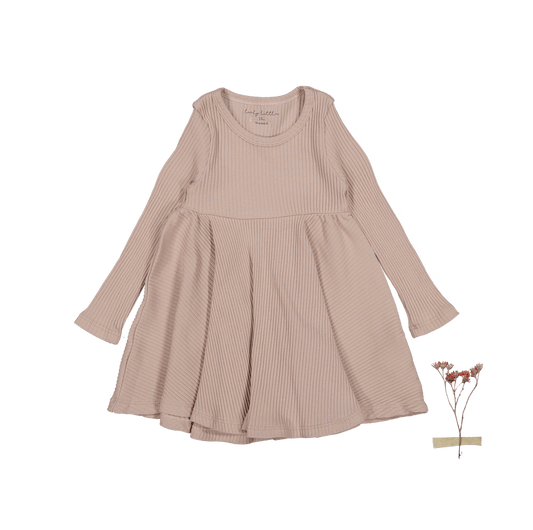 The Long Sleeve Dress - Mauve