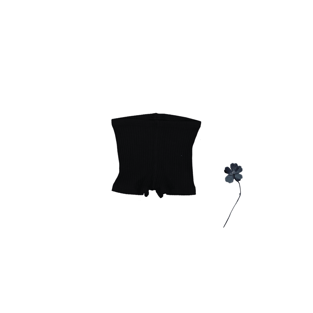 The Short - Black Ribbed