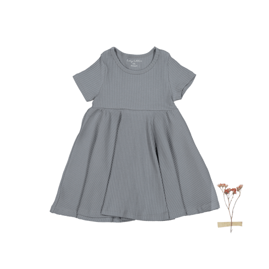 The Short Sleeve Dress - Slate
