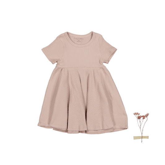 The Short Sleeve Dress - Mauve