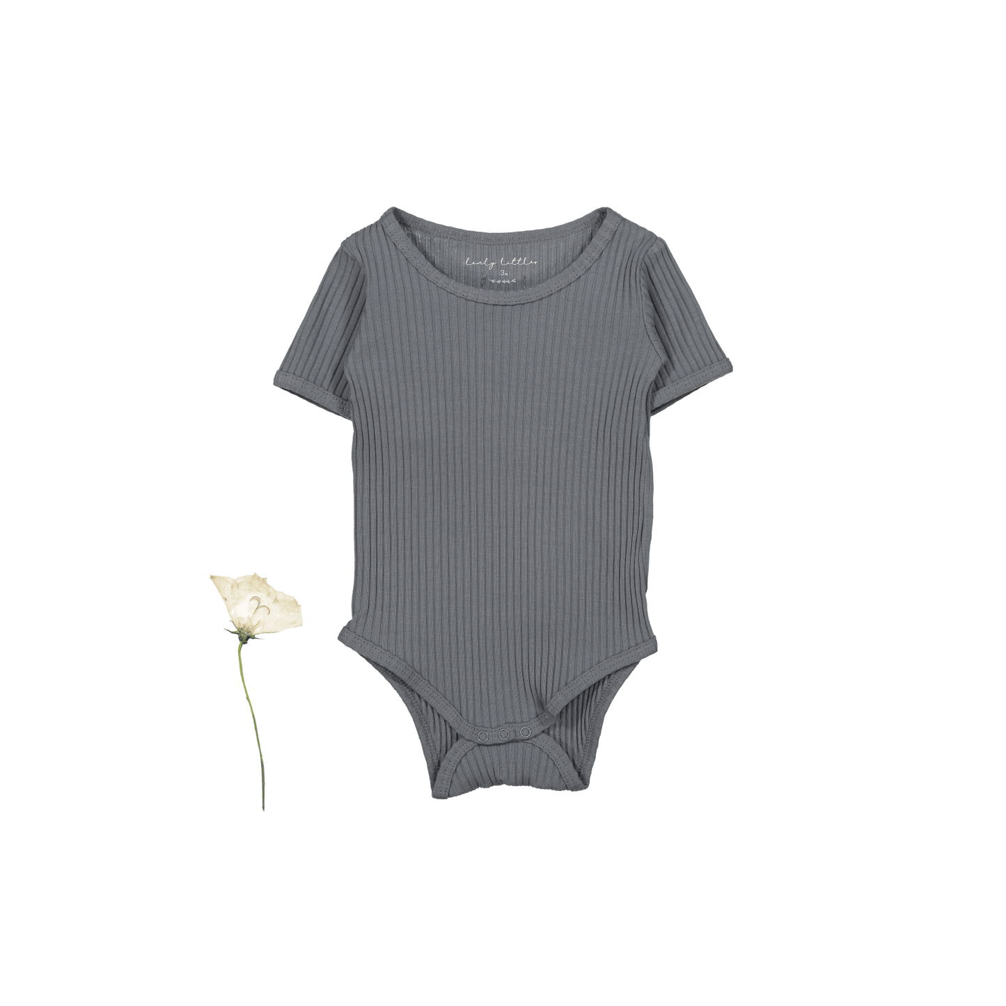The Short Sleeve Onesie - Slate