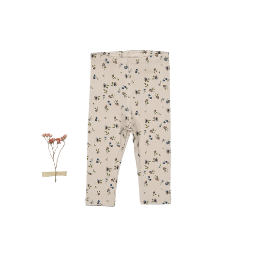 The Printed Legging - Floral Sand