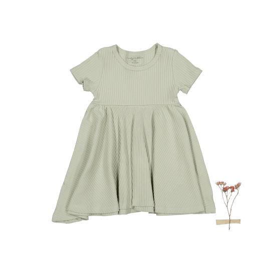 The Short Sleeve Dress - Mist