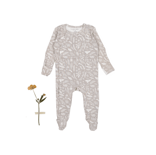 The Printed Snap Romper - Signature