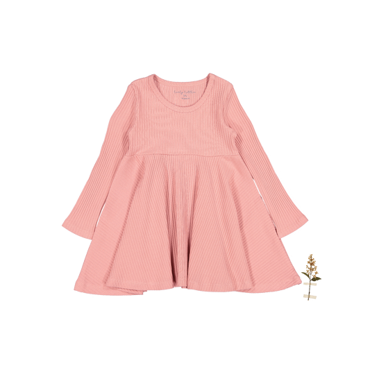 The Long Sleeve Dress - Rose