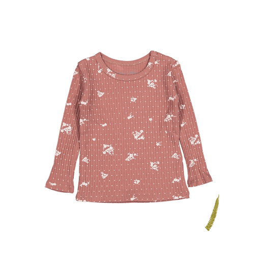 The Printed Long Sleeve Tee - Rosewood Floral