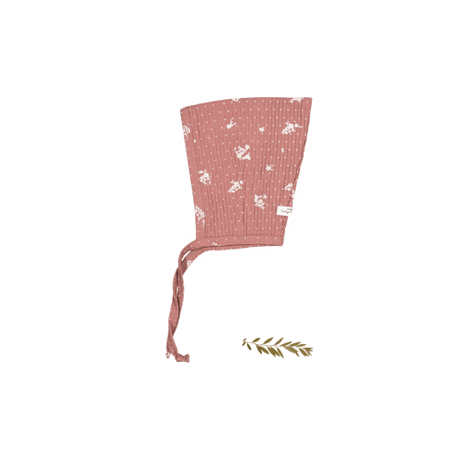 The Printed Pixie Bonnet - Rosewood Floral