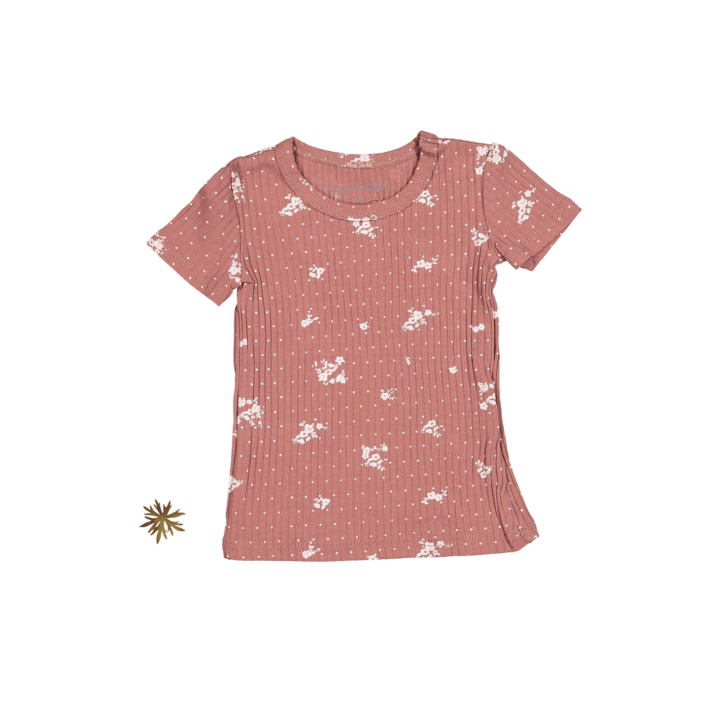The Printed Short Sleeve Tee - Rosewood Floral
