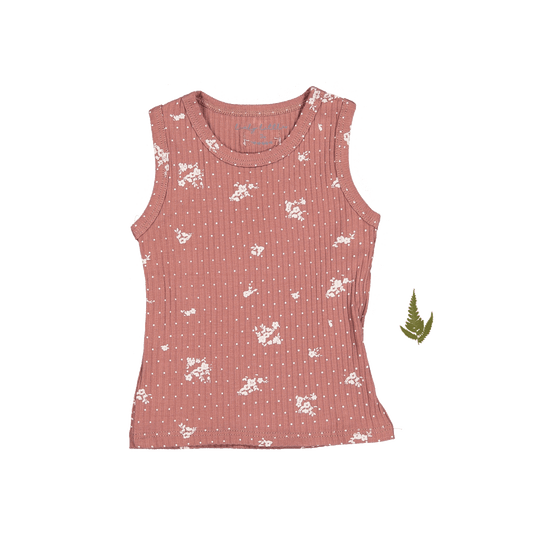 The Printed Tank - Rosewood Floral