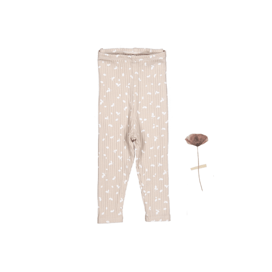 The Printed Legging - Sand Petal
