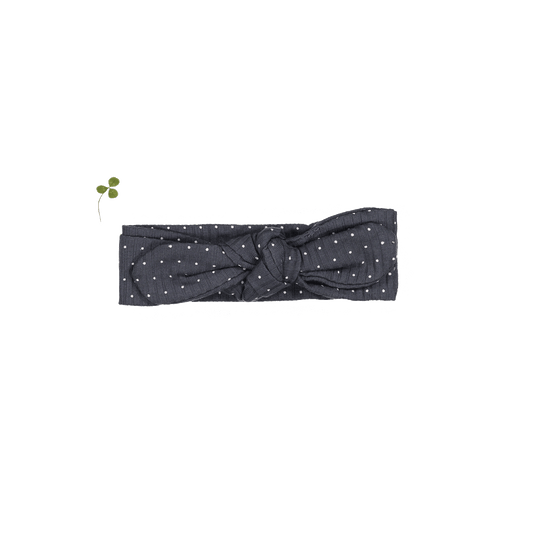 The Printed Headband  - Steel Dot