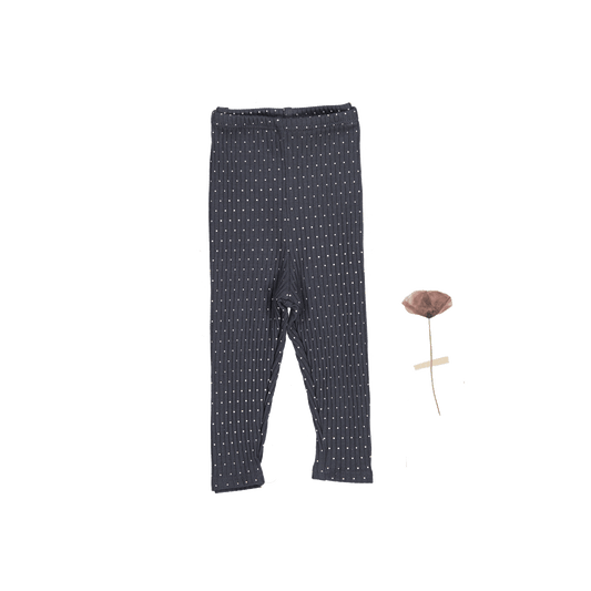 The Printed Legging - Steel Dot