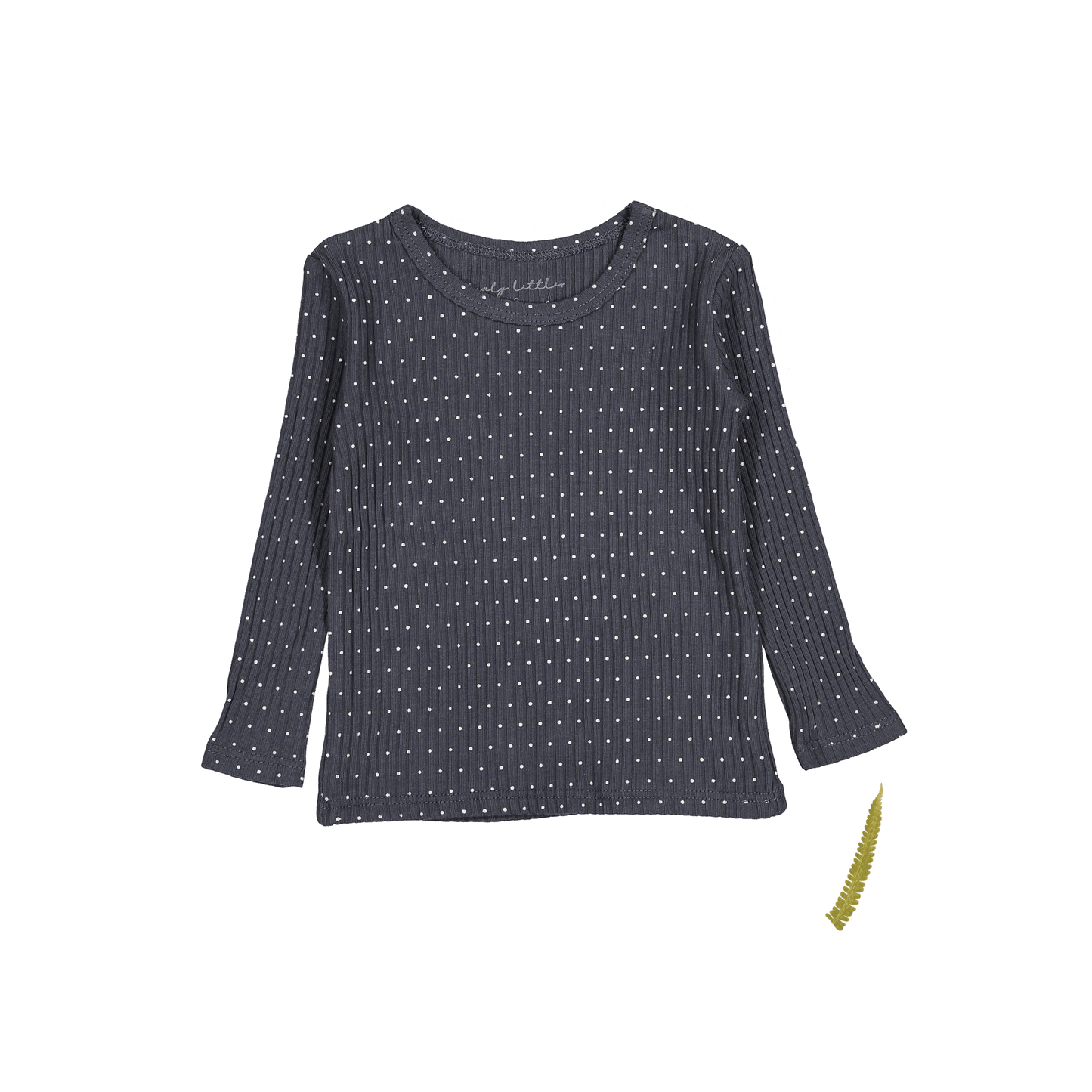 The Printed Long Sleeve Tee - Steel Dot
