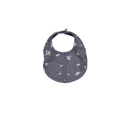 The Printed Bib - Steel Floral