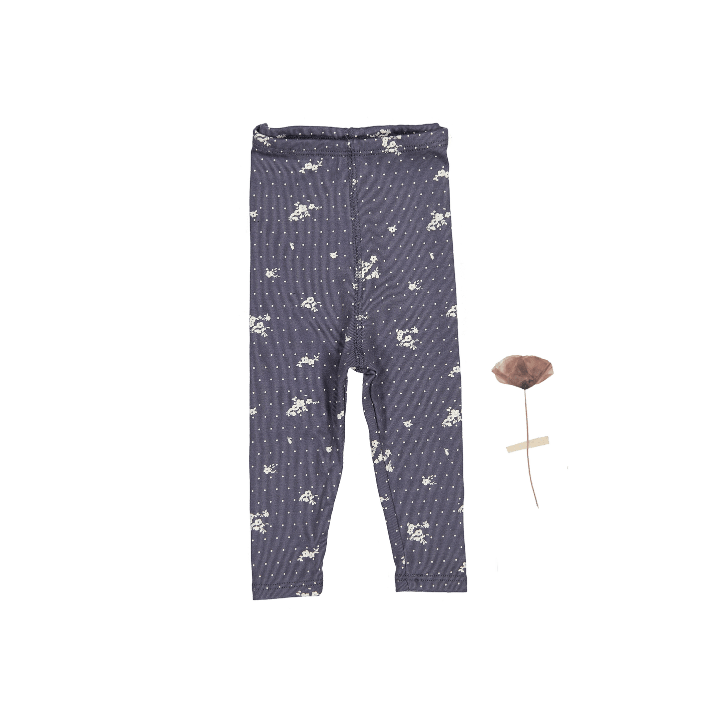 The Printed Legging - Steel Floral