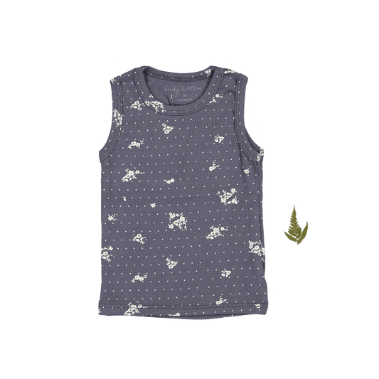 The Printed Tank - Steel Floral