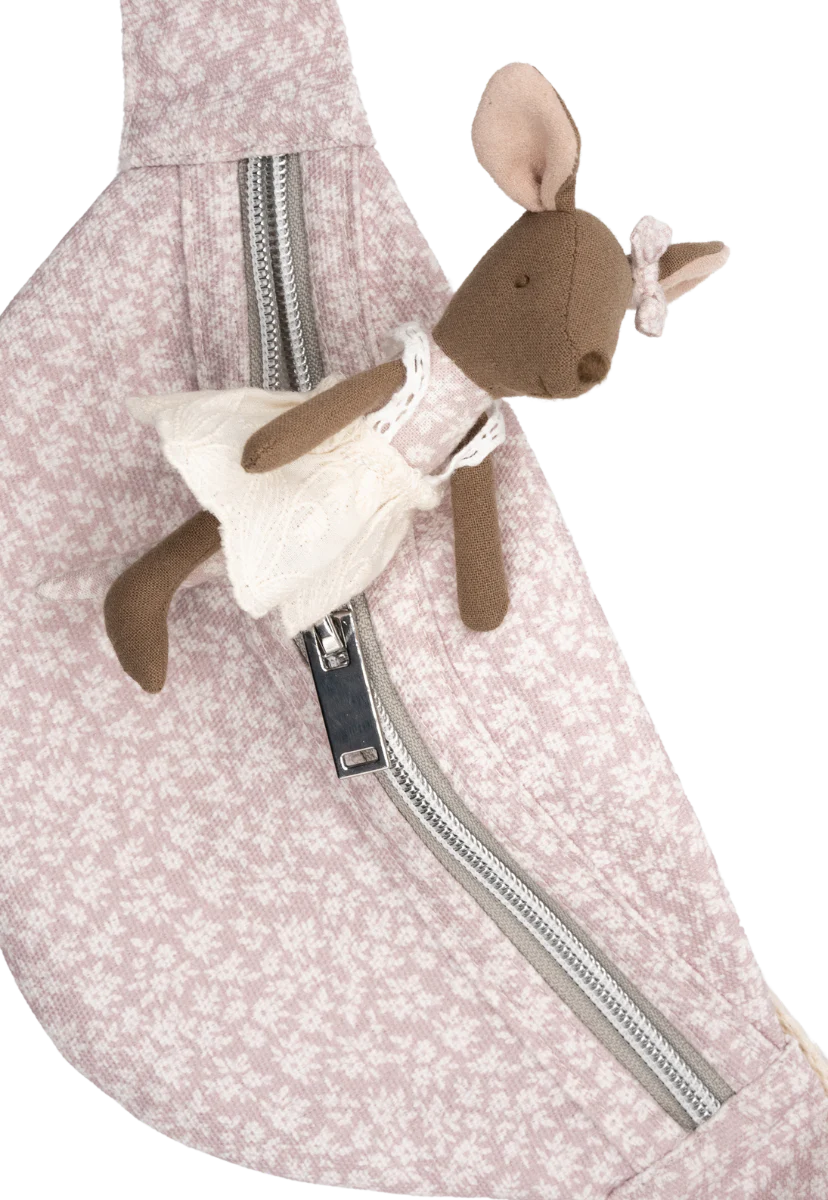 Pink Floral Rugaroo Pouch Bag | Kids Bum Bag