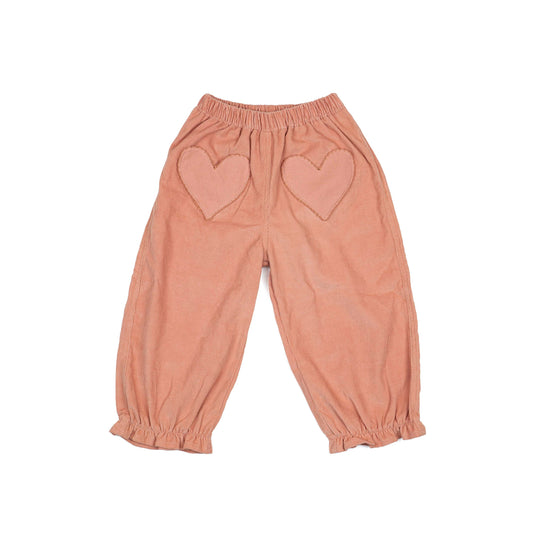 Heart Pocket Pants | Desert Rose