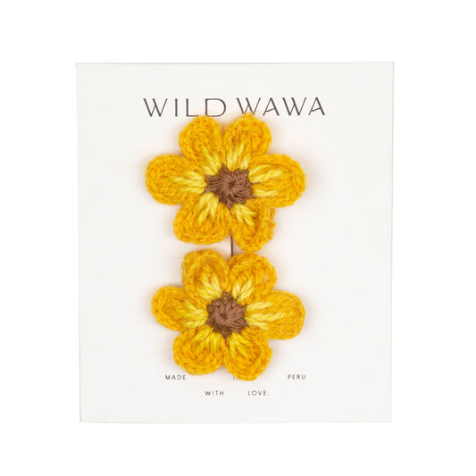 Crochet Clip Set | Sunflower Field