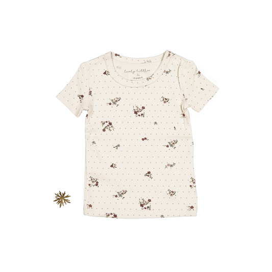 The Printed Short Sleeve Tee - Vintage Floral